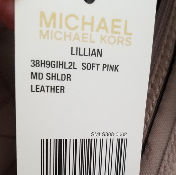 NEW Michael Korrs Soft Pink Leather Lillian Purse - Picture 5 of 7